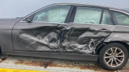 Ongeval auto-vrachtwagen N59 Bruinisse