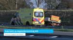 Auto botst op wegwerkersvoertuig A58 Nieuw- en Sint Joosland