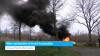 Weer autobanden in brand Arnemuiden