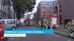 Middelbrand in woning Hofplein Middelburg