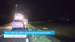 Auto crasht bij politie-achtervolging Brouwershaven, één aanhouding