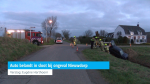 Auto belandt in sloot bij ongeval Nieuwdorp