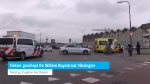 Fietser geschept De Willem Ruysstraat Vlissingen
