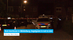 Huis beschoten in Middelburg, kogelgaten in ruit te zien