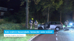 Auto crasht in Dauwendaele, bestuurder onder invloed