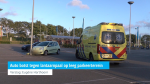 Auto botst tegen lantaarnpaal op leeg parkeerterrein Vlissingen
