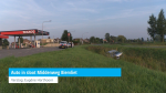 Auto in sloot Middenweg Biervliet