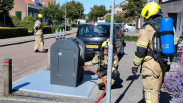 Brand ondergrondse container Aagtekerke