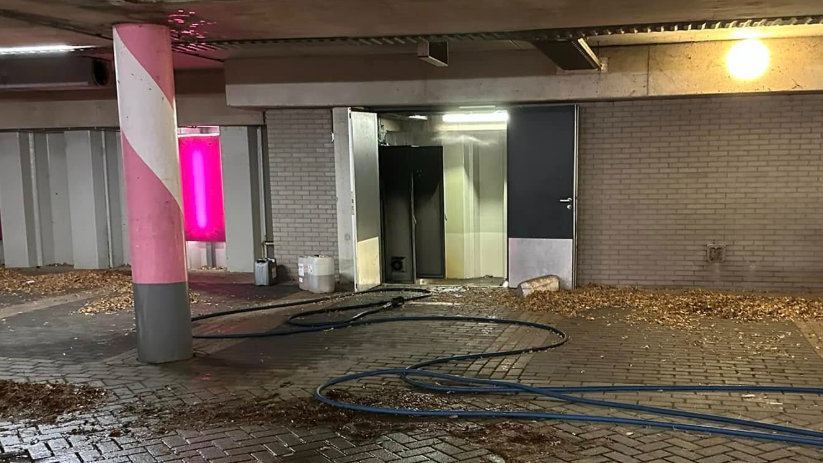 Er was sprake van brand in een meterkast.