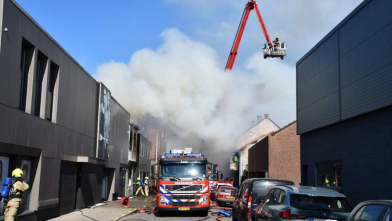 Brandweer Axel voert nacontroles uit in uitgebrande woning Kerkdreef