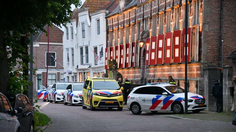 A fleeing scooter rider hits a Middelburg police automobile