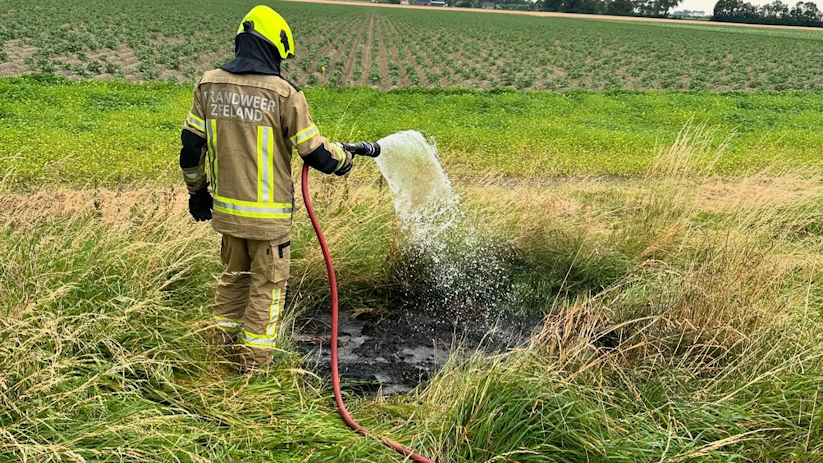 De brand was snel onder controle.