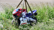 Motorrijder en fietser gewond bij ongeval Hengstdijk