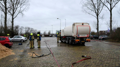 Vuilniswagen in brand Zandbergsestraat Graauw