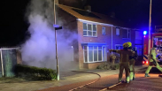 Brand in schuurtje naast woning Kruiningen