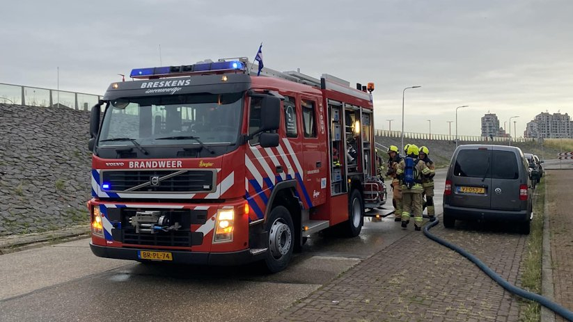 De brandweer van Breskens heeft de brand geblust.