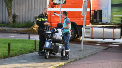 Scootmobielbestuurder gewond na aanrijding in Vlissingen