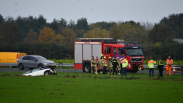 File door auto-ongeval met letsel A58 Goes