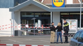 Gewapende overval Lidl-supermarkt Sas van Gent