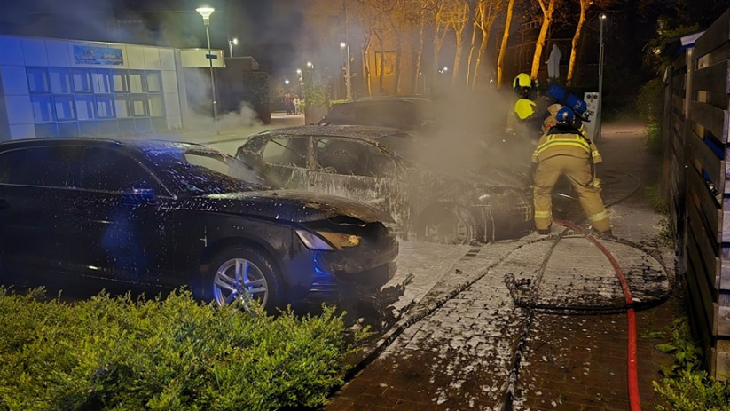 De brand woedde bij de Korte Kerkstraat.