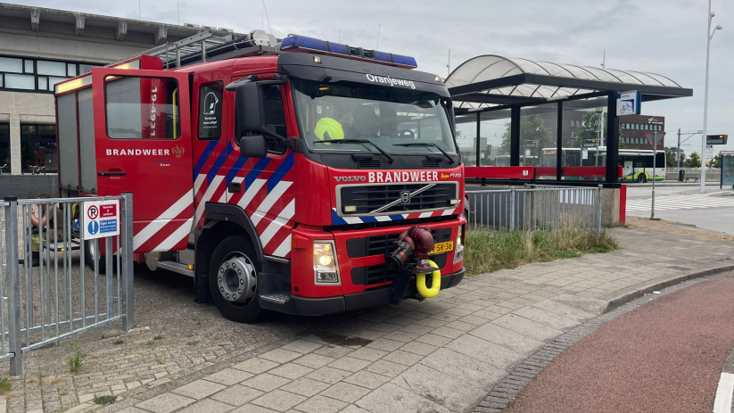 In een hotelkamer was er sprake van rookontwikkeling.