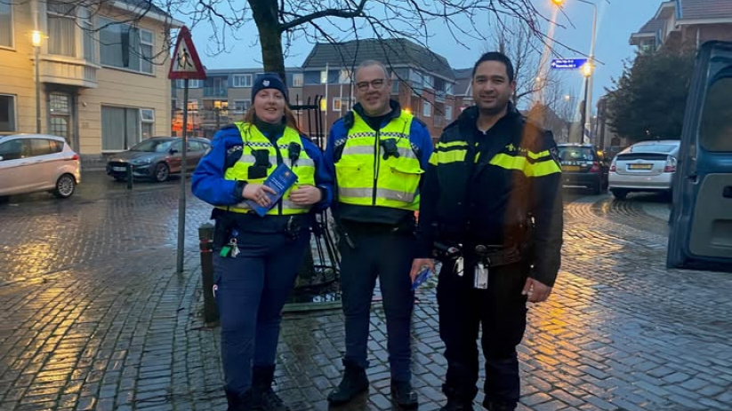 De wijkagent werkte samen met handhavers van gemeente Hulst.