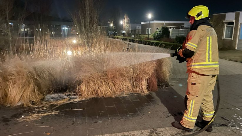 De brandweer heeft het brandje geblust.