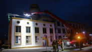 Gevaarlijke situatie door stormschade boulevard Vlissingen