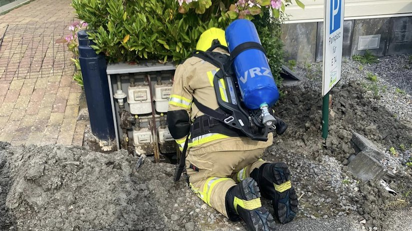 De brandweer heeft de situatie weer veilig gemaakt.