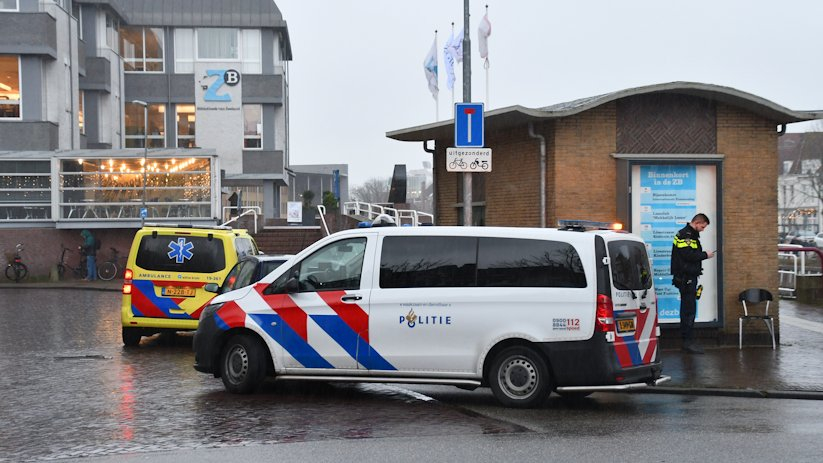 Het ongeluk gebeurde in de buurt van de Zeeuwse bibliotheek.