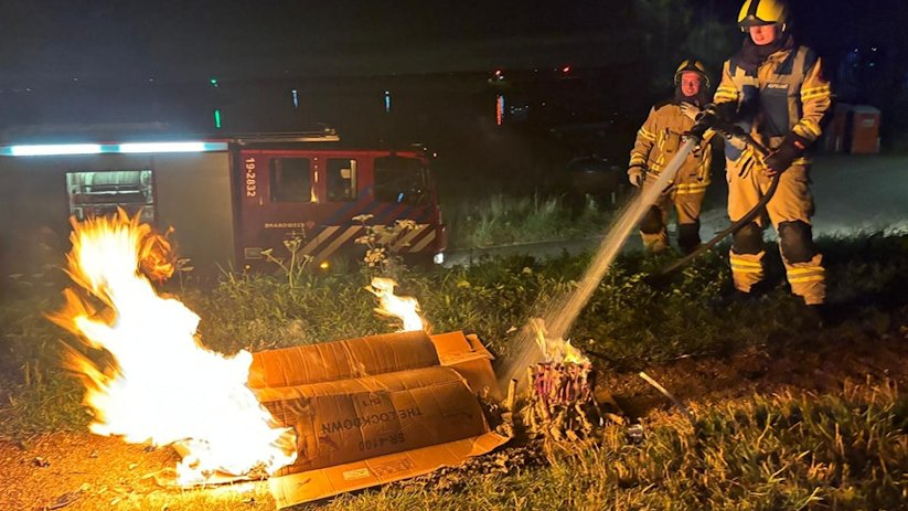 De brandweer van Bruinisse heeft het brandje uitgemaakt.