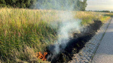 Meerdere buitenbranden Borssele, mogelijk brandstichting