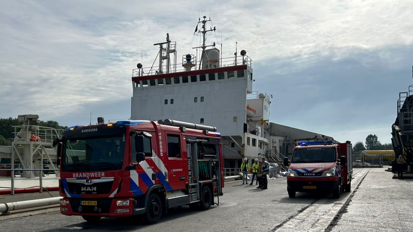 Onder andere werd de Cobra van de brandweer ingezet.