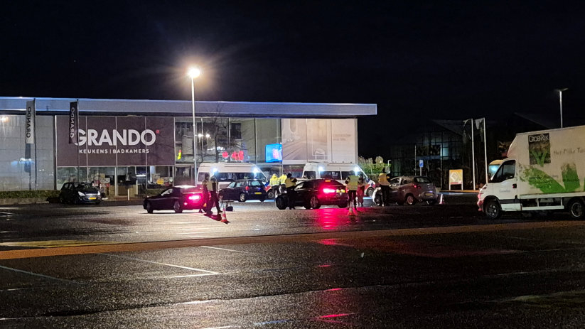 De controle vond plaats op de Mortiereboulevard.