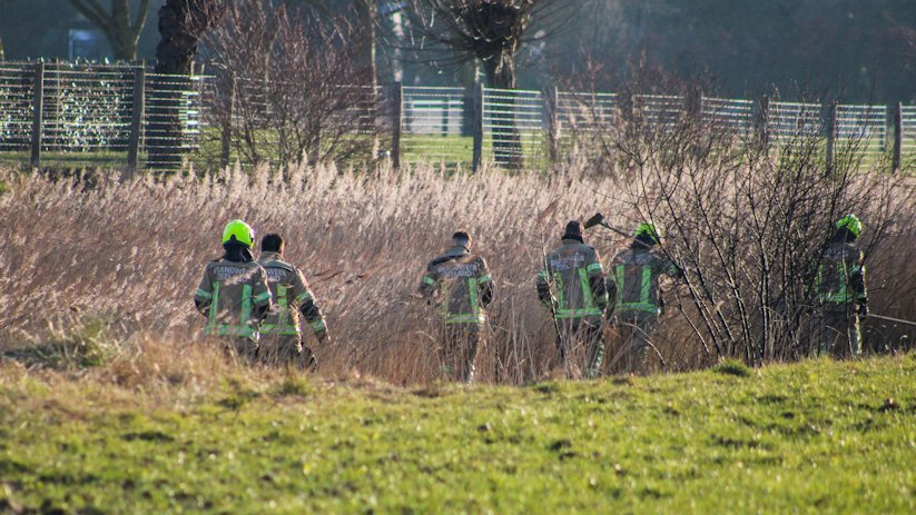 De brandmelding kwam rond 16.25 uur binnen.