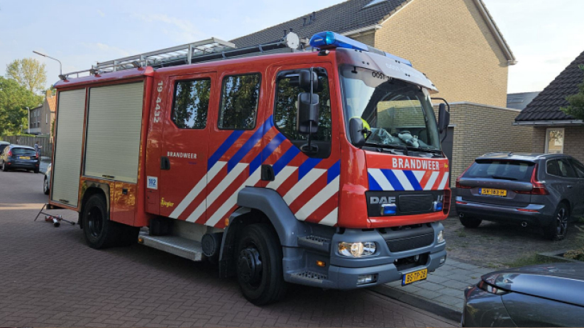 De brandweer van Oost-Souburg werd ingezet.