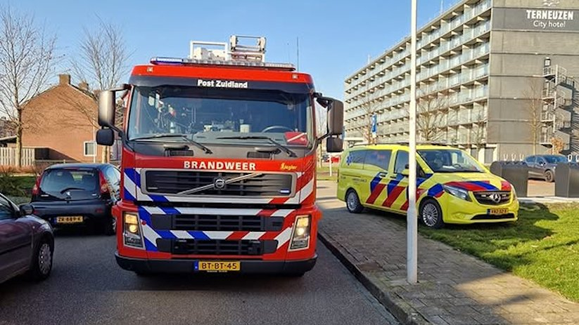 De brandweer heeft de woning geventileerd.