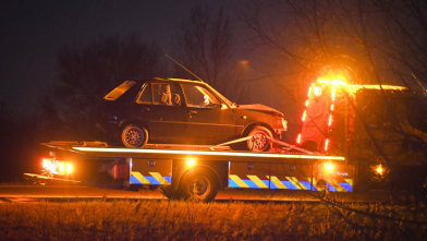 Auto getakeld na ongeluk A58 's-Heer Arendskerke