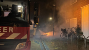 Afvalcontainer in brand in Middelburg