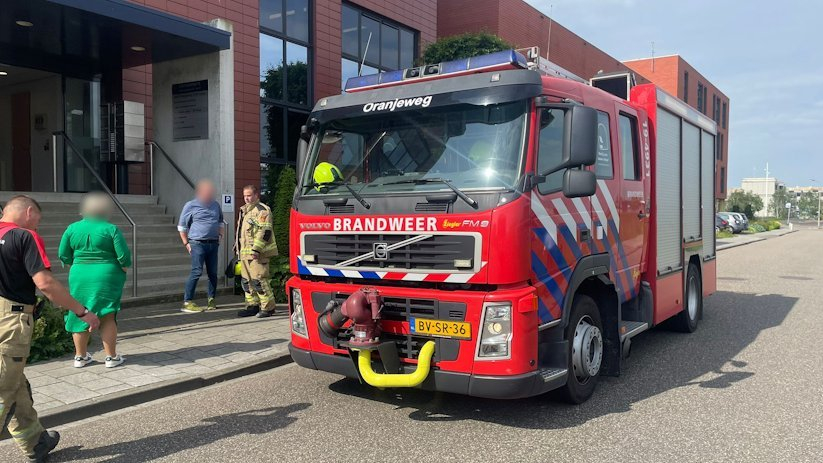 De brandweer heeft een nacontrole uitgevoerd.