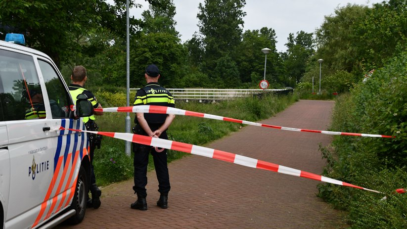 De man zou gestoken in de buurt van dit bruggetje.