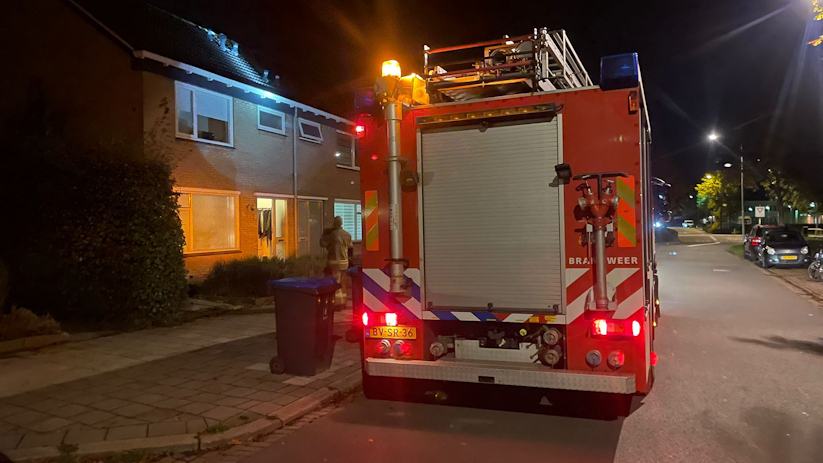 De oorzaak van de brandlucht werd in de badkamer gevonden.