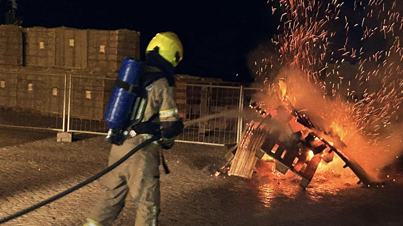 Het brandje werd rond 01.15 uur ontdekt.