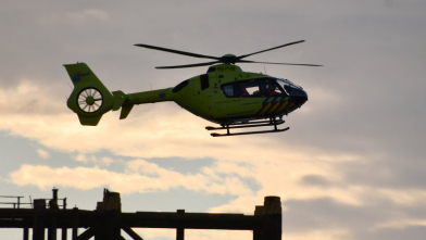 Traumahelikopter ingezet bij bedrijf Nieuwdorp