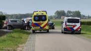 Auto's beschadigd door aanrijding Heikant
