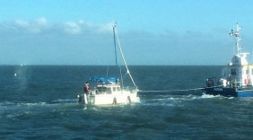 Jacht in problemen voor Vlissingen