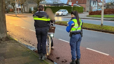 Bekeuringen bij controles fietsers Goes