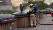 Ondergrondse containerbrand op vakantiepark Breskens