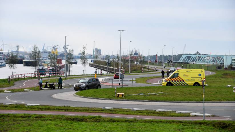 De bestuurder hoefde niet mee naar het ziekenhuis.