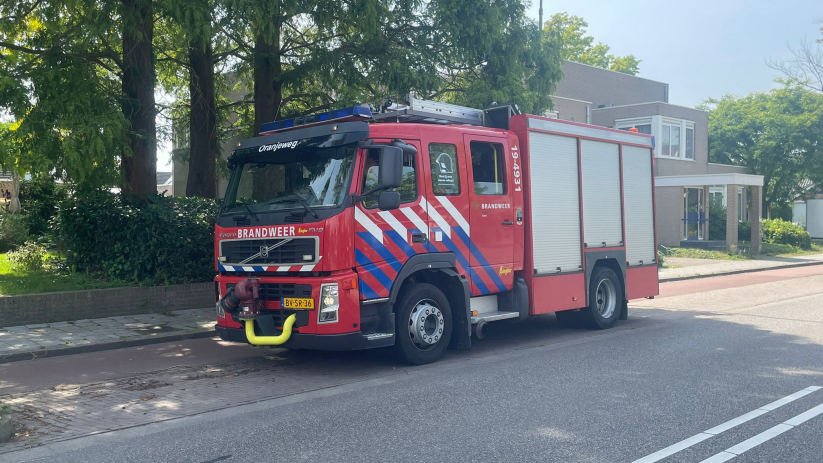 In de lift bleek een vrouw opgesloten te zitten.